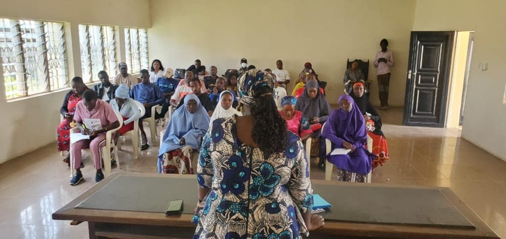 Vocational training session in classroom