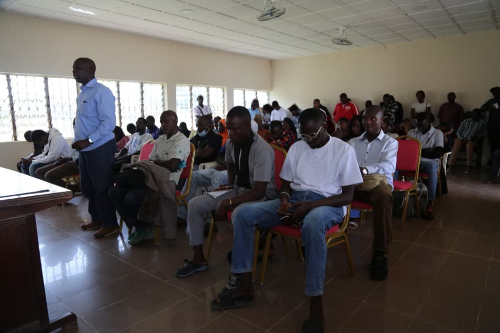 Workshop session with participants