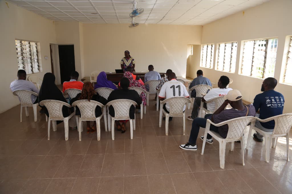 Presentation during community event